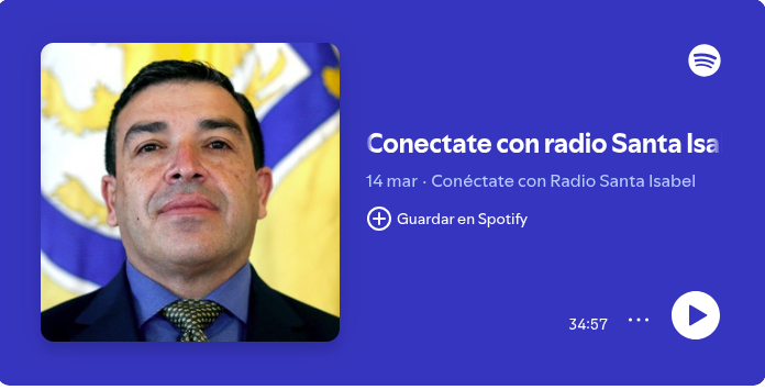Conéctate con radio Santa Isabel: Juan Mena